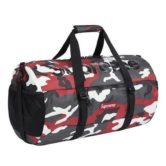 Supreme SS21 Red Camo Duffle Bag - Picture 3 of 4